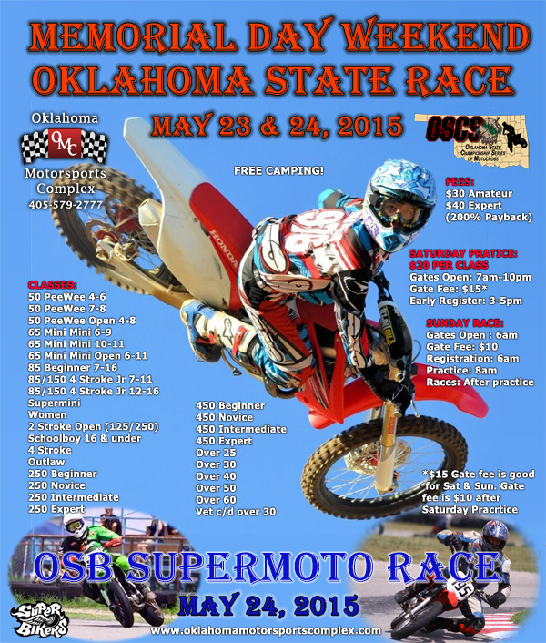 oklahoma state race OMC 600